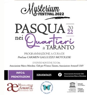 Pasqua nei Quartieri a Taranto IV Edizione – Mysterium Festival  2022