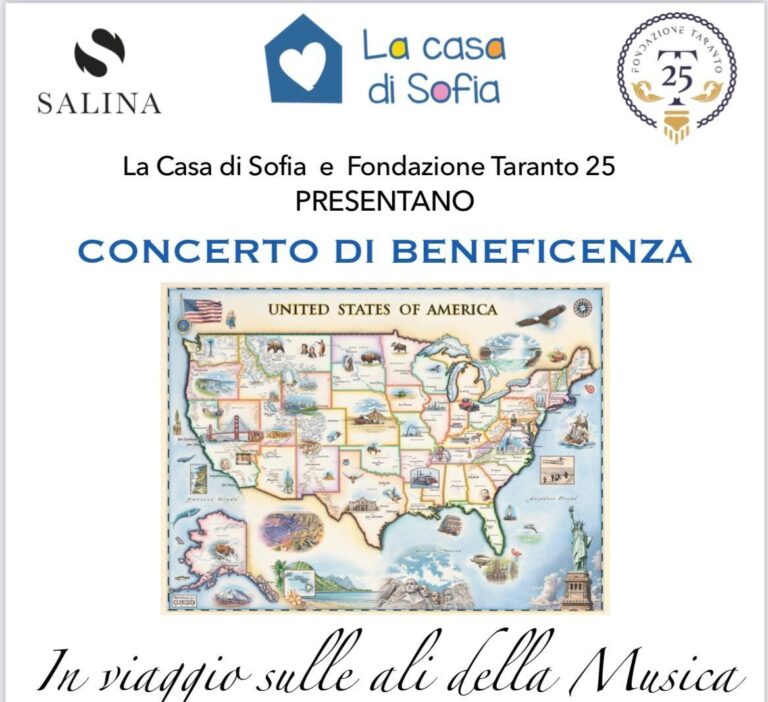 “Sulle ali della musica”: concerto benefico per ”La Casa di Sofia”