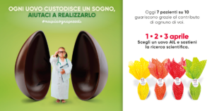 Ogni uovo custodisce un sogno. Tornano le uova di Pasqua dell’AIL