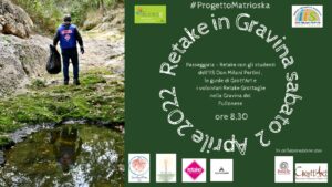 Progetto MATRIOSKA: il 2 aprile gli studenti con Retake in gravina