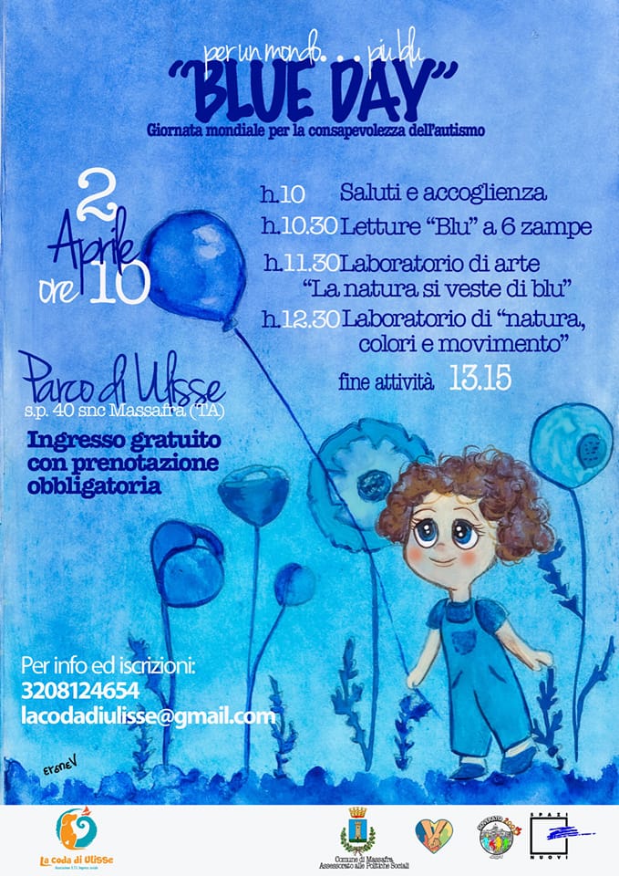 Sabato 2 aprile a Massafra si celebra la “Giornata mondiale per la consapevolezza sull’autismo”