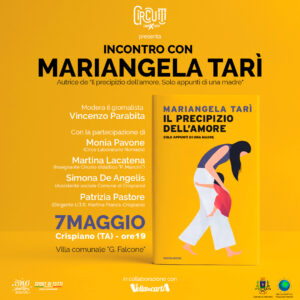 A Crispiano si parla di coraggio, disabilità, malattia ed esercizio della felicità con il libro di Mariangela Tarì