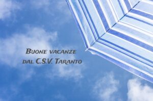 Chiusura estiva del CSV Taranto 