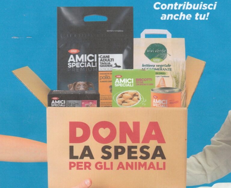 Coop Alleanza 3.0 e ENPA insieme per “Dona la spesa per gli animali”