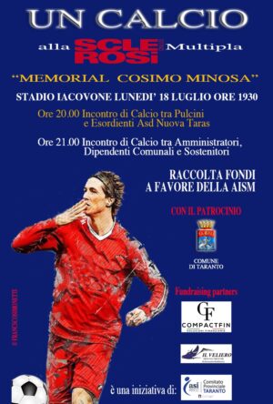 Memorial “Cosimo Minosa”, sport e solidarietà per vincere contro la sclerosi multipla