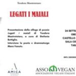 libro Legati i maiali