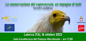 “La conservazione del capovaccaio, un impegno di tutti”. Incontro pubblico