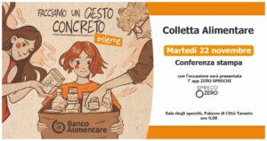 Giornata Nazionale della Colletta Alimentare presentazione App “Zero Sprechi”