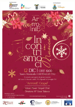 “ArmoniE Gospel” – Concerto di Natale progetto “INCONTRIAMOCI in MUSICA 2022”